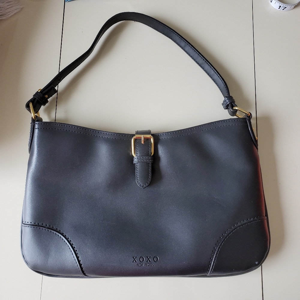 XOXO Black  Vinyl Purse